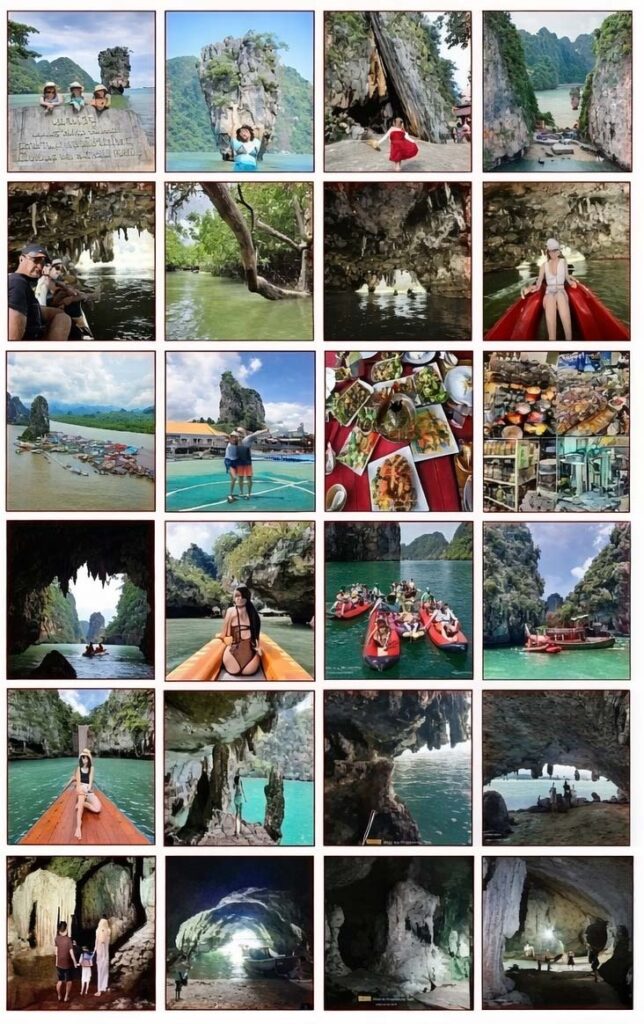 เขาตาปู - เขาพิงกัน James Bond island  / เวลา 1.5 ชม. / ราคา 2,500.-